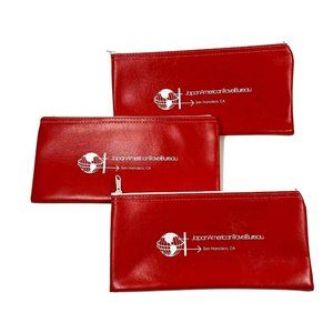 VTG Lot of 3 Japan American San Francisco Pouches